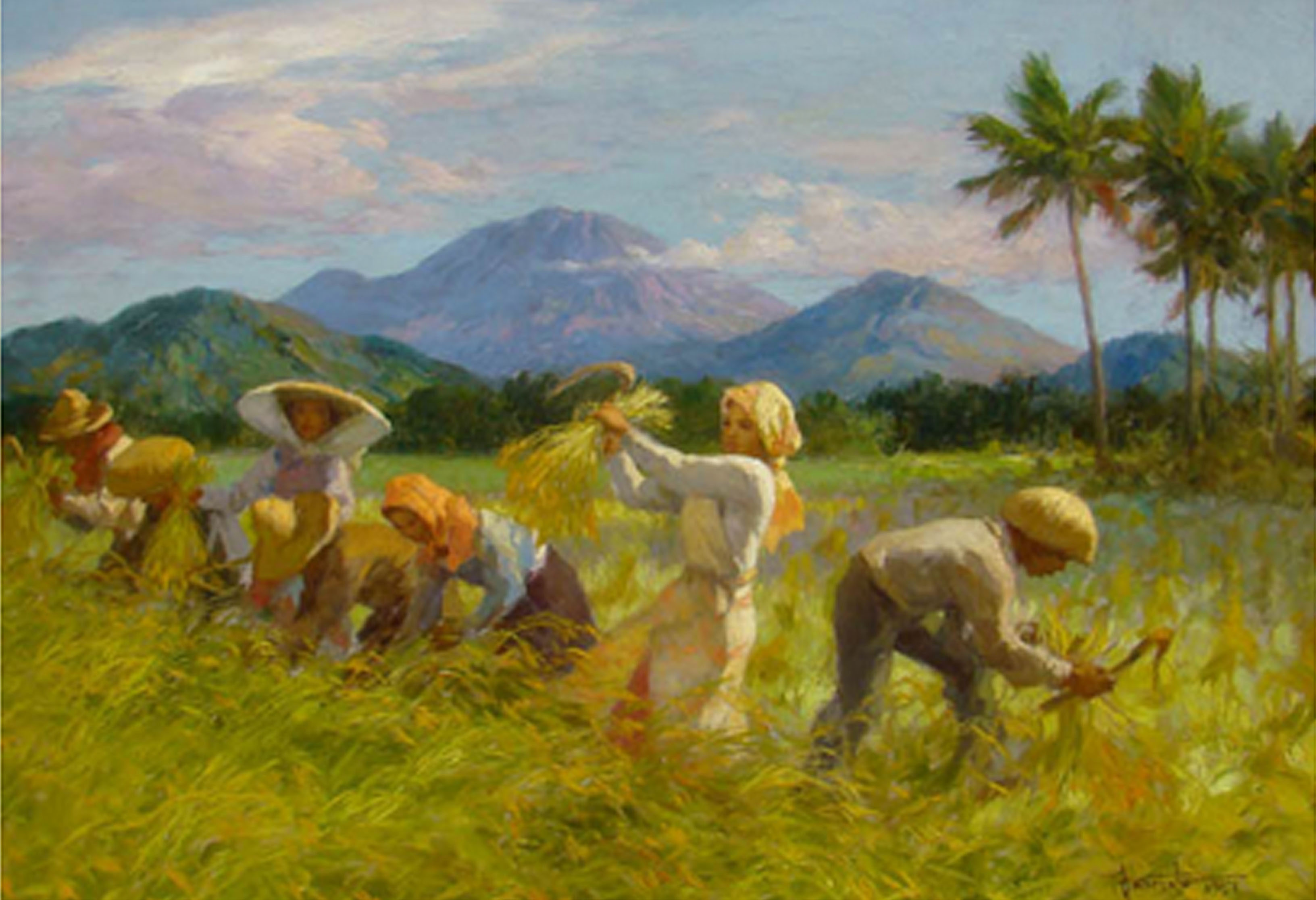 Art Feature The Mountains Of Fernando Amorsolo Pinoy Mountaineer